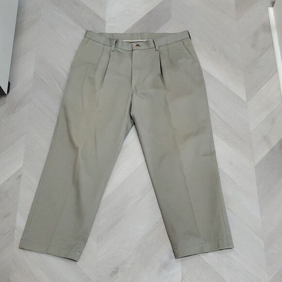 100% Cotton dress pants in Grey from Timber Creek by Wrangler, size 38x30 - Picture 1 of 5